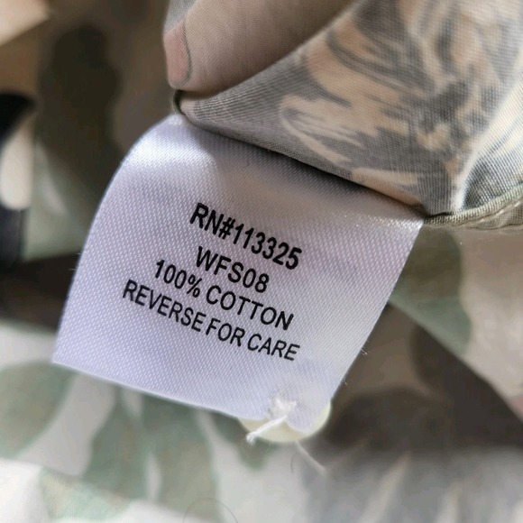 Wildfang Button Up Floral Shirt Women's Small Short Sleeve Cotton Colorful - Picture 6 of 8